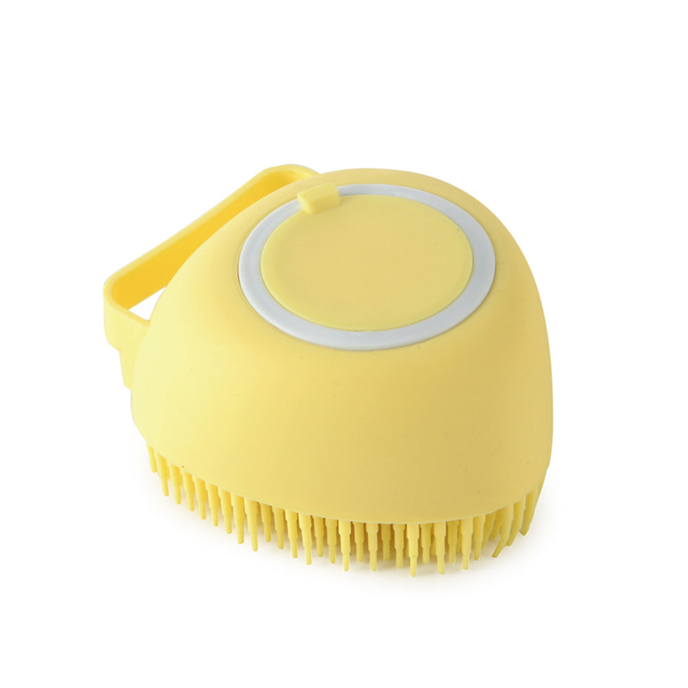 Silicone Dog Bath Massage Gloves Brush Pet Cat Bathroom Cleaning Tool Comb Brush For Dog Can Pour Shampoo Dog Grooming Supplies null
