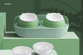 Pet Cat Bowl Ceramic Food Bowl Protect Cervical Spine Food Bowl Food Bowl null