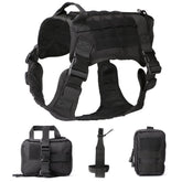 Outdoor Dog Vest Five Piece Suit Tactical Dog Clothing Dog Supplies null