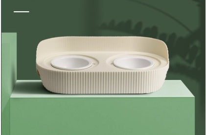 Pet Cat Bowl Ceramic Food Bowl Protect Cervical Spine Food Bowl Food Bowl null