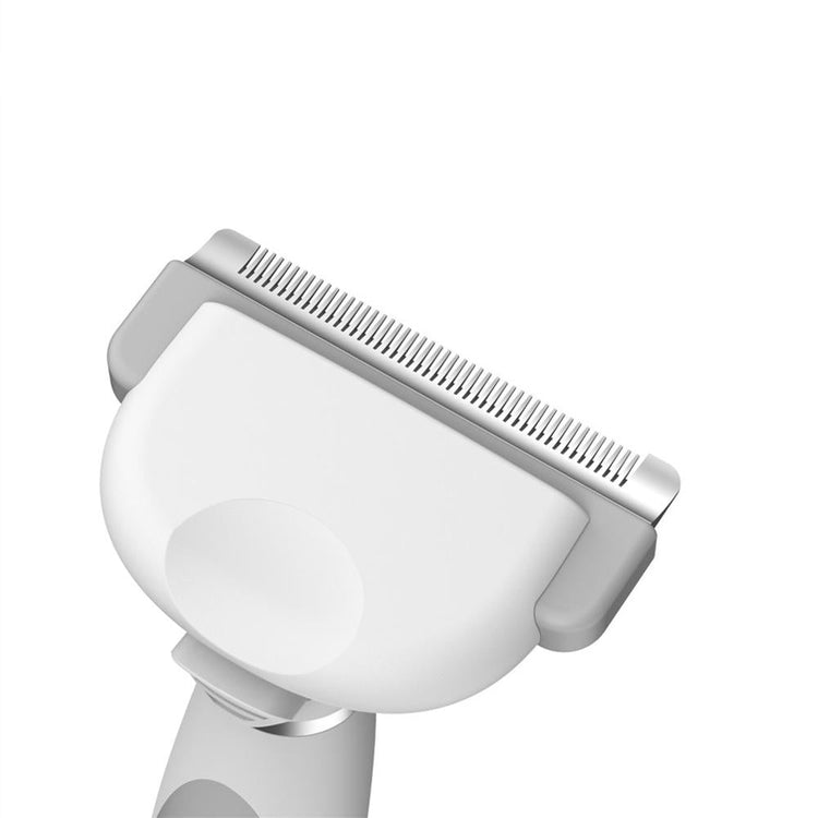 Pet grooming tool with stainless steel comb for dogs and cats