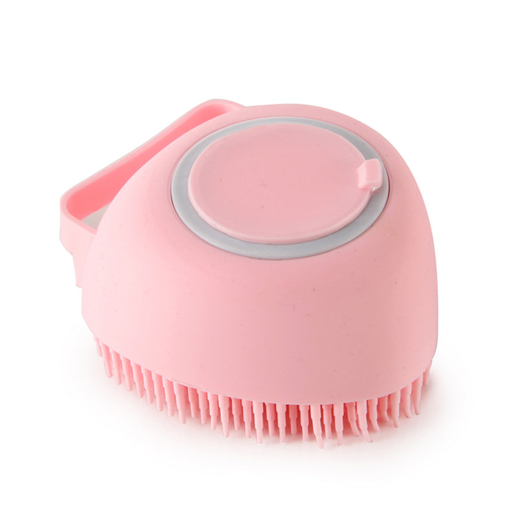 Silicone Dog Bath Massage Gloves Brush Pet Cat Bathroom Cleaning Tool Comb Brush For Dog Can Pour Shampoo Dog Grooming Supplies null