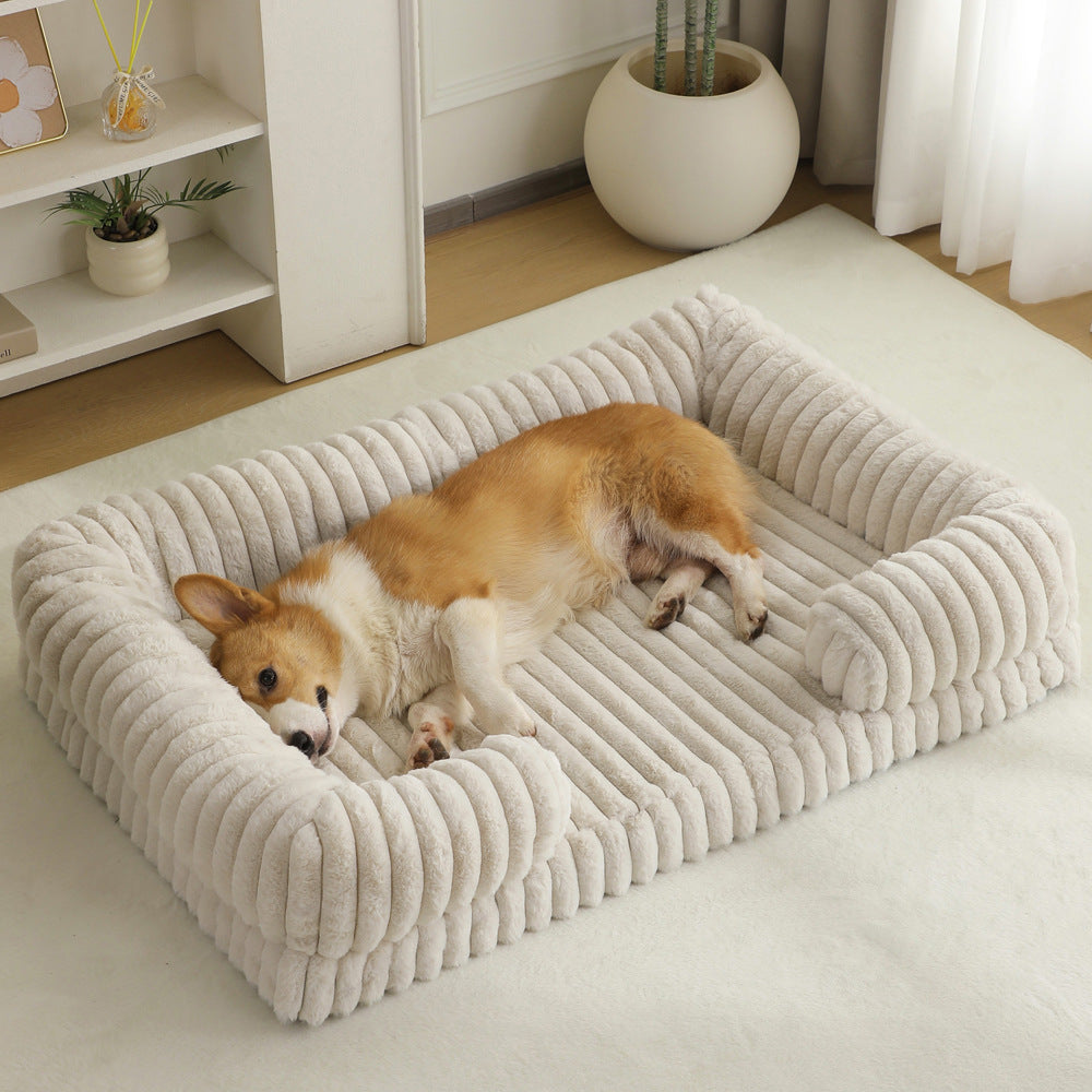 PetZen Warm Pet Bed Mat in soft fabric, available in multiple sizes and colors for dogs and cats, machine washable and cozy.