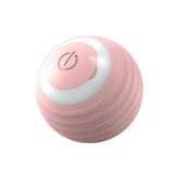 Automatic moving bouncing blue and pink silicone smart cat toy balls for indoor kittens