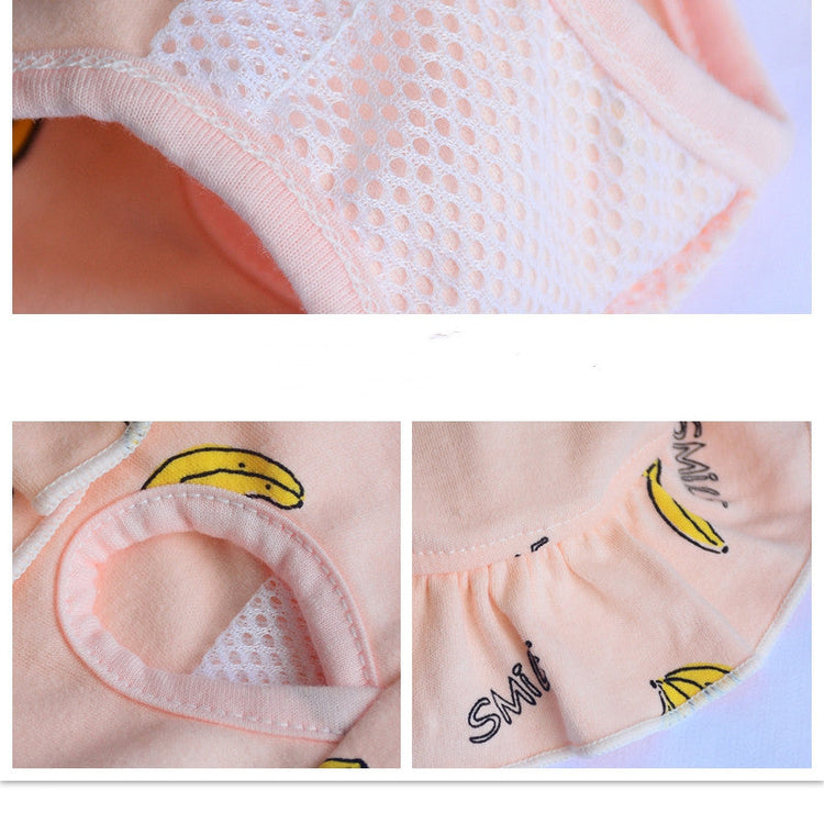 Gray pet physiological pants for dogs with Pet Teddy Little Bitch dog harness in various sizes and colors