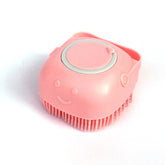 Silicone Dog Bath Massage Gloves Brush Pet Cat Bathroom Cleaning Tool Comb Brush For Dog Can Pour Shampoo Dog Grooming Supplies null
