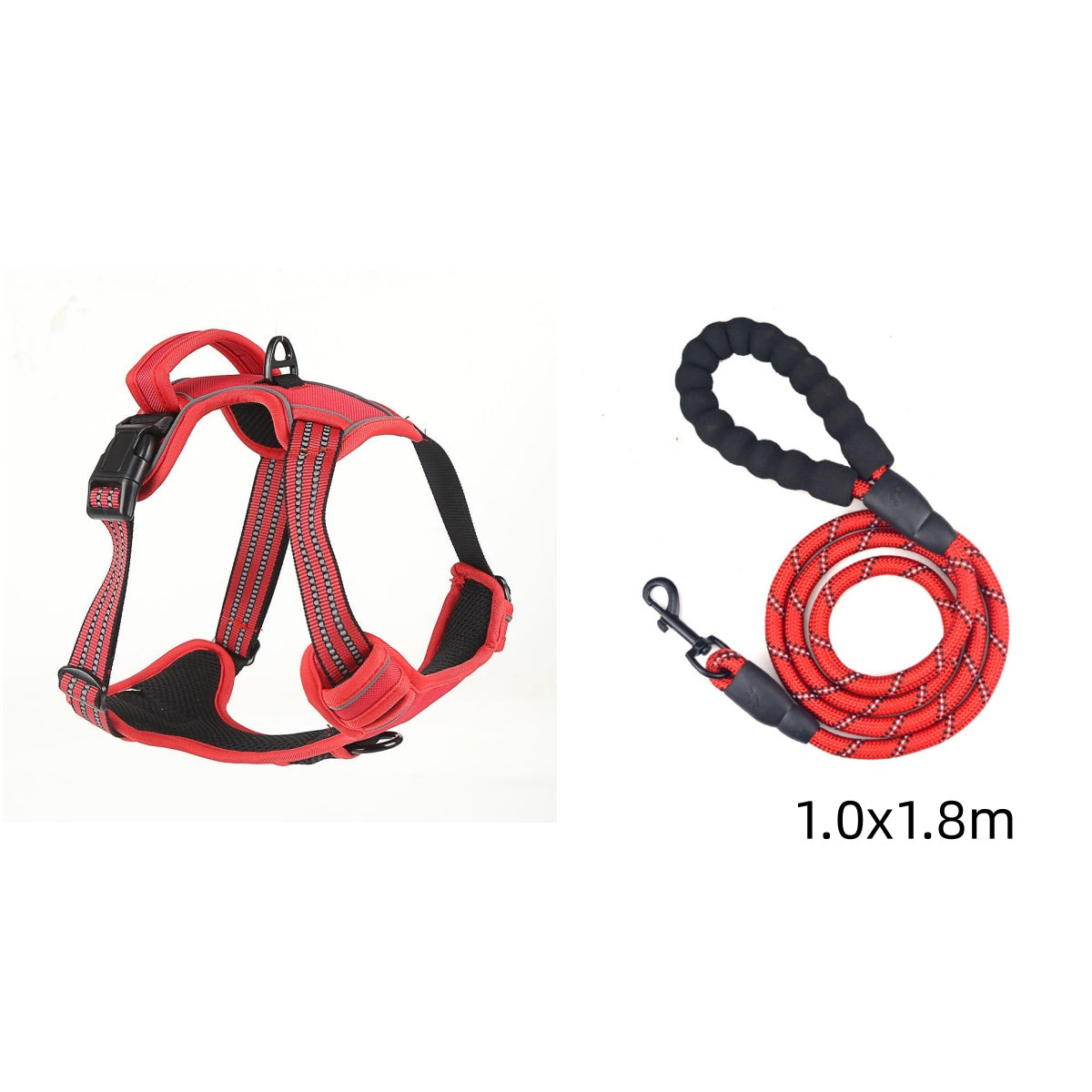 Dog Harness No Pull Breathable Reflective Pet Harness Vest null