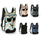 Soft pet chest bag in multiple sizes and colors, featuring corgi patterns and denim options