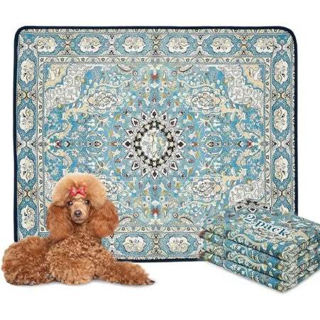 PetZen premium washable puppy training pads with non-slip, reusable, leakproof, and absorbent flannel surface in a 2 pack