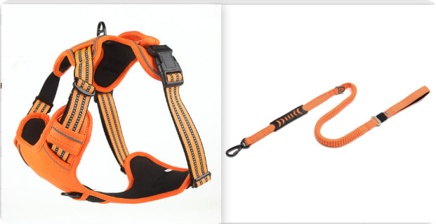 Dog Harness No Pull Breathable Reflective Pet Harness Vest null