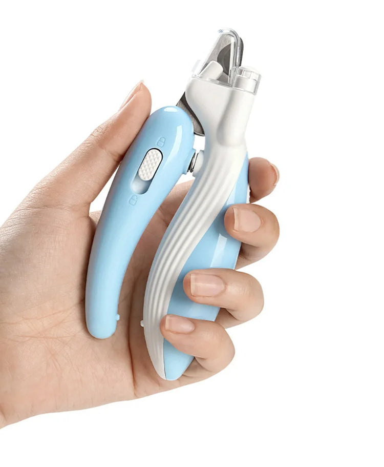 Pet Nail Clippers Dog Nail Clippers Cat Nail Clippers LED Electric Nail Grinder Pet Supplies LED Light Pet Nail Clippers null