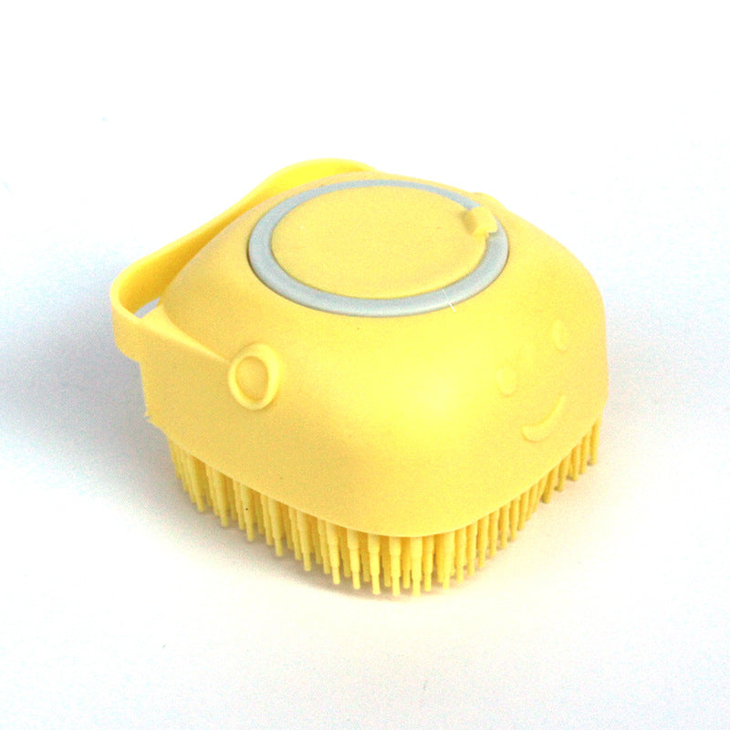 Silicone Dog Bath Massage Gloves Brush Pet Cat Bathroom Cleaning Tool Comb Brush For Dog Can Pour Shampoo Dog Grooming Supplies null