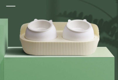 Pet Cat Bowl Ceramic Food Bowl Protect Cervical Spine Food Bowl Food Bowl null