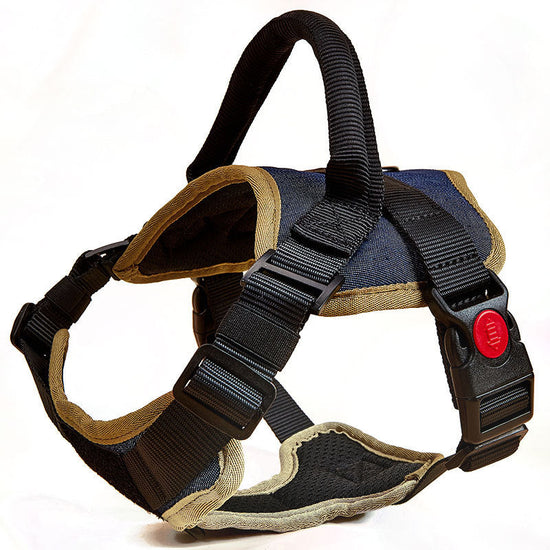 No Pull Dog Harness adjustable reflective soft padded nylon pet vest in multiple colors and sizes