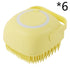 Silicone Dog Bath Massage Gloves Brush Pet Cat Bathroom Cleaning Tool Comb Brush For Dog Can Pour Shampoo Dog Grooming Supplies null