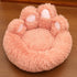 Plush Kennel thickened round pet bed in various colors and sizes for dogs.