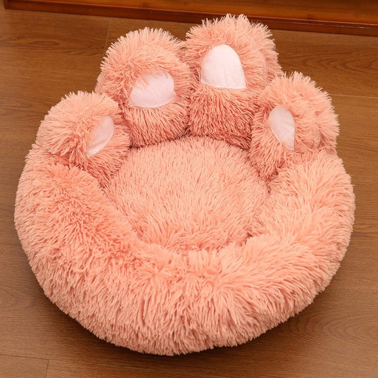 Plush Kennel thickened round pet bed in various colors and sizes for dogs.