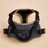 No Pull Dog Harness adjustable reflective padded nylon pet vest in various colors on dog model
