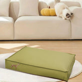 Waterproof removable pet bed cat litter mat in silver gray cloth material