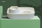 Pet Cat Bowl Ceramic Food Bowl Protect Cervical Spine Food Bowl Food Bowl null