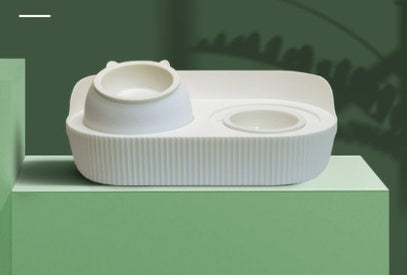 Pet Cat Bowl Ceramic Food Bowl Protect Cervical Spine Food Bowl Food Bowl null