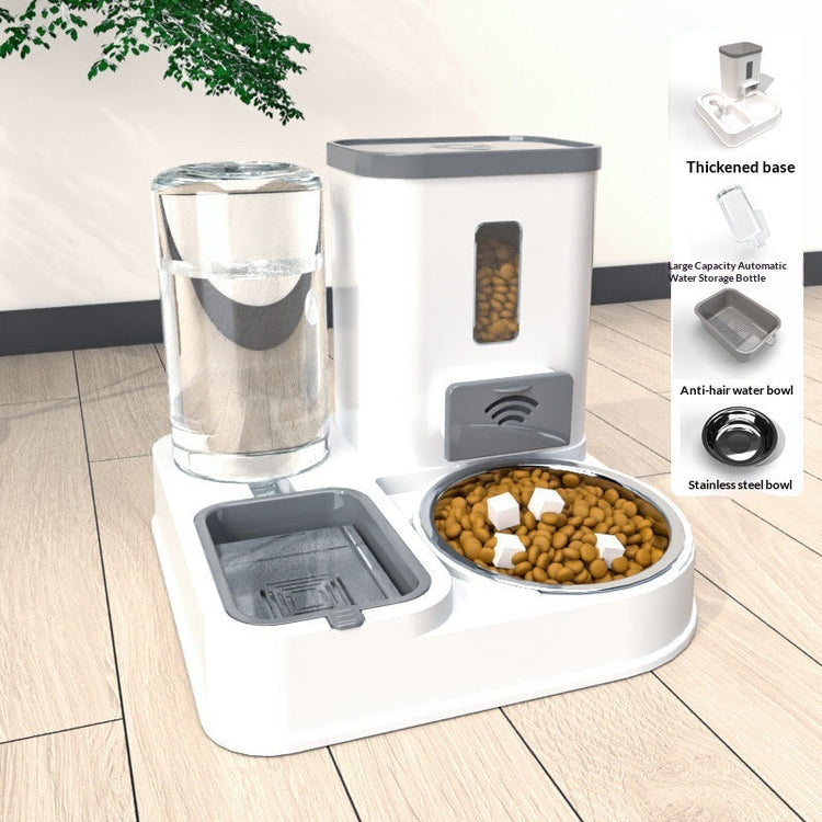 Universal pet feeding and drinking station bowl made of durable PP material