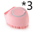 Silicone Dog Bath Massage Gloves Brush Pet Cat Bathroom Cleaning Tool Comb Brush For Dog Can Pour Shampoo Dog Grooming Supplies null