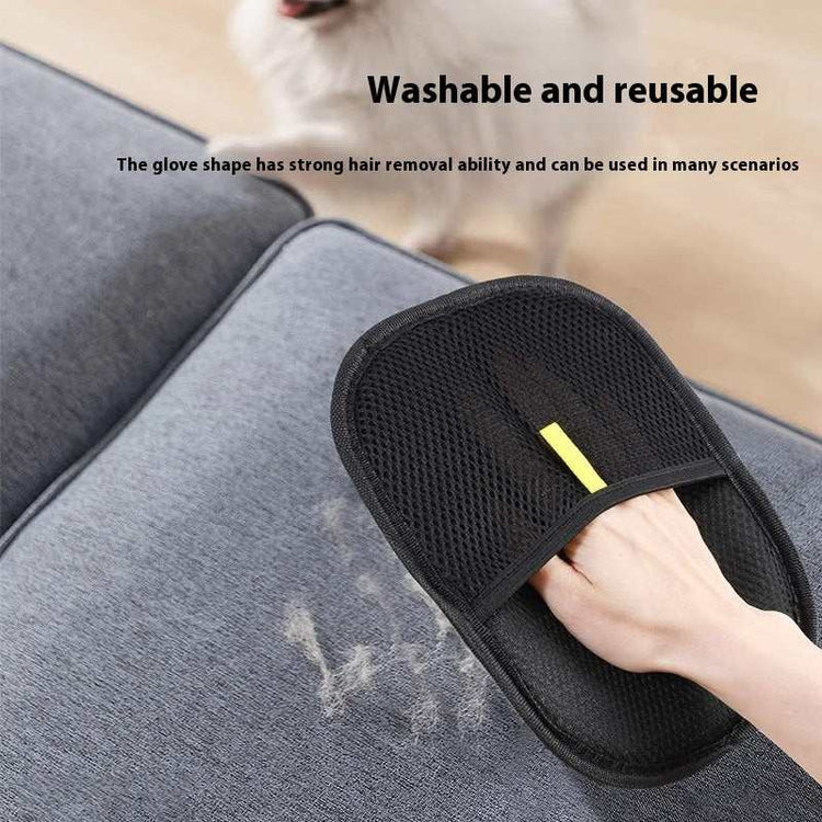 Pet Hair Remover Mitt Pet Hair Remover Gloves Deshedding Brush Glove For Dog Cat Rabbit With Long Short Curly Hair null