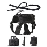 Outdoor Dog Vest Five Piece Suit Tactical Dog Clothing Dog Supplies null