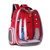 Breathable pet backpack carrier for cats and dogs in multiple colors with cartoon pattern