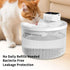 PetZen large capacity pet water fountain with ultra-quiet pump and continuous water flow for healthy pet hydration