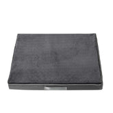 Big plush memory foam pet bed for large dogs with removable washable mattress and nonslip base