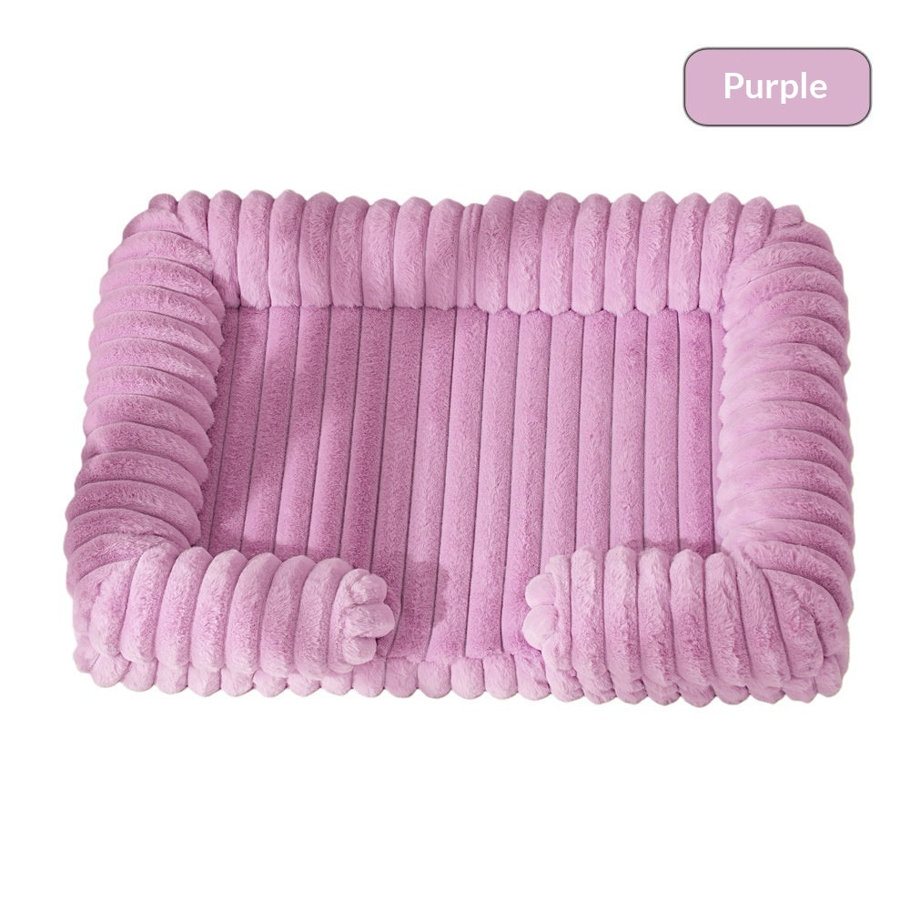PetZen Warm Pet Bed Mat in soft fabric, available in multiple sizes and colors for dogs and cats.