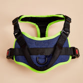 No pull dog harness adjustable reflective padded nylon vest in multiple colors and sizes