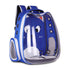 Breathable pet backpack carrier in colorful nylon with cartoon pattern for cats and dogs