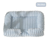 PetZen Warm Pet Bed Mat in soft fabric, machine washable, available in 5 sizes and 14 colors for dogs and cats