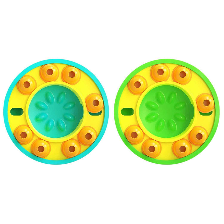 1Pc Dog Puzzle Food Feeder Slow Feeding Bowl Interactive Toy Dog Treat Dispensing Toy For IQ Training Mental Enrichment For Small Medium Large Dog Cat null