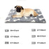 Self-warming cat bed mat with reversible fleece, soft and washable pet sleeping cushion for cats and dogs
